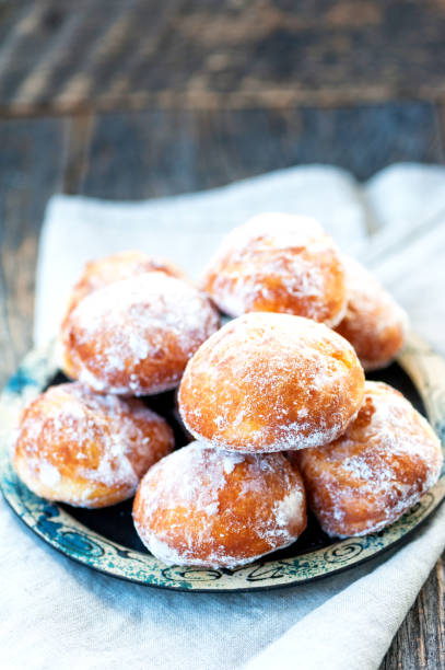 istock Homemade donuts with topping 1219894495