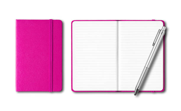 Color Pink Open Notebook 1,900+ Pink Notebook Paper Stock Photos, Pictures & Royalty-Free Images ...