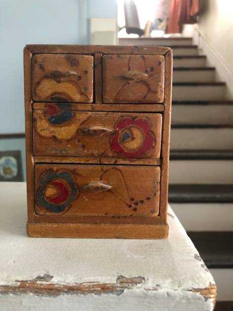 istock Antique jewelry box 1219896364