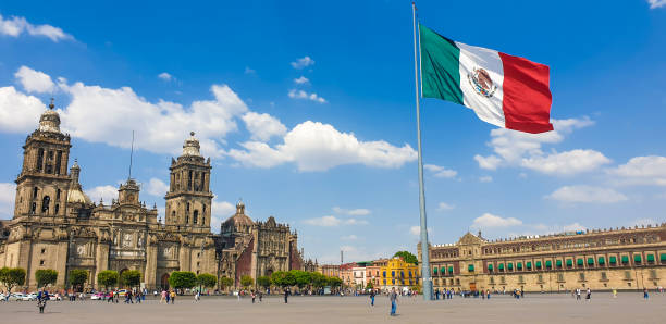 meksyk - paseo de la reforma zdjęcia i obrazy z banku zdjęć