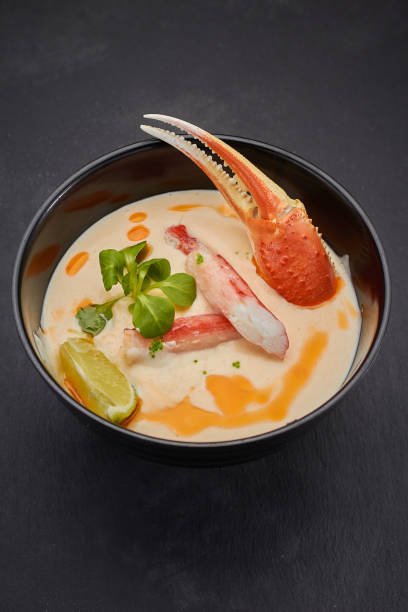 istock Spicy soup with crab. Thai cuisine. 1219900749