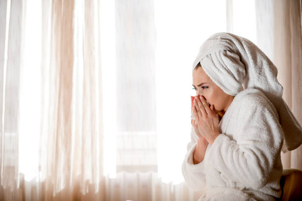 istock Young Woman Caught Cold 1219902501