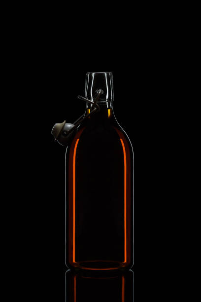 istock Glasses on the black and white background 1219904055