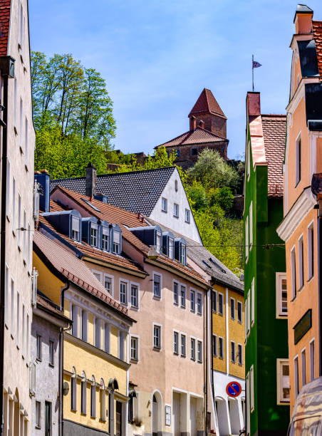 istock historic facades in Landshut - bavaria 1219910598