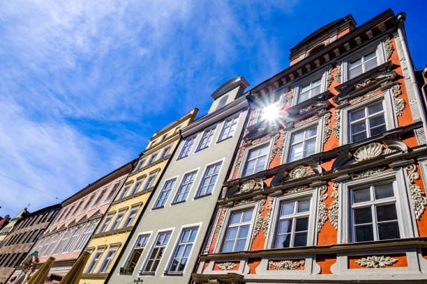 istock historic facades in Landshut - bavaria 1219910619