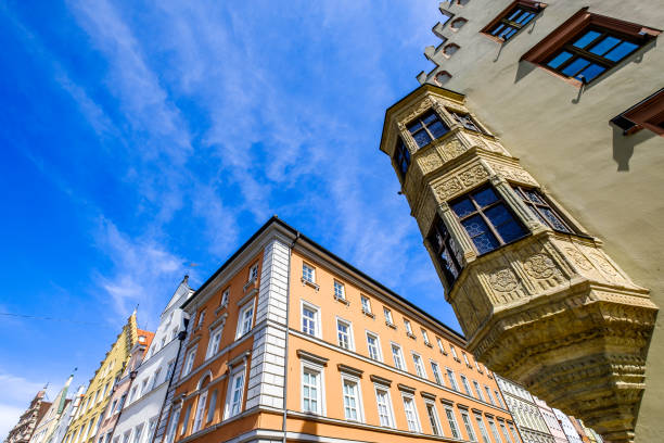 istock historic facades in Landshut - bavaria 1219911788