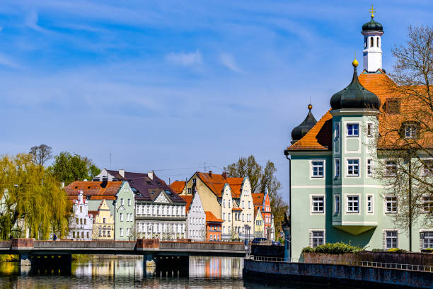 istock historic facades in Landshut - bavaria 1219913531