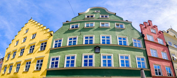 istock historic facades in Landshut - bavaria 1219915979