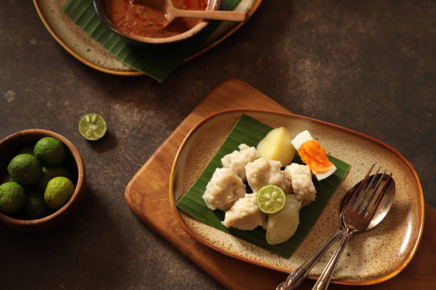 istock Siomay Bandung, the Steamed Fish Dumplings and Peanut Sauce from Bandung, West Java 1219916331