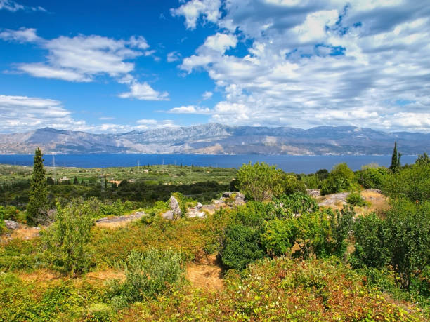 istock Paradise Brac island coastline 1219916515