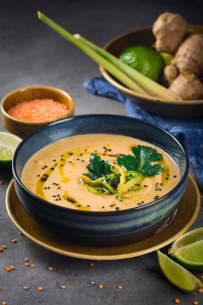 istock Vegan lentil soup 1219918119