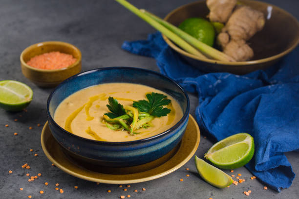 istock Vegan lentil soup 1219918126