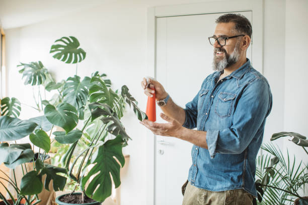 istock Flower gardening during isolation period 1219918904