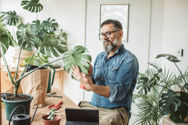 istock Gardening vlogging during isolation period 1219918920