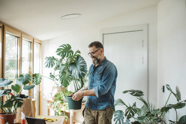 istock Flower gardening during isolation period 1219919098