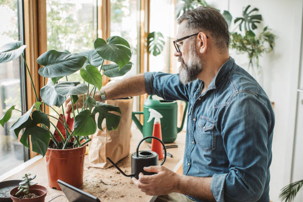 istock Gardening vlogging during isolation period 1219919232