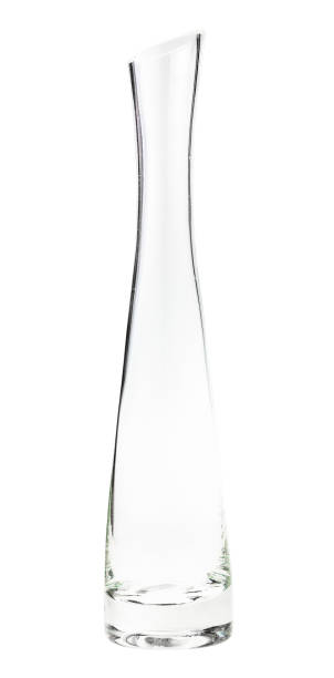istock narrow glass flower vase isolated on white 1219925636
