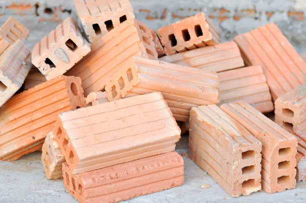 istock brick, red brick for building house 1219931228