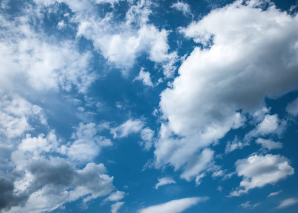 istock Texture of clouds against a blue sky 1219932267