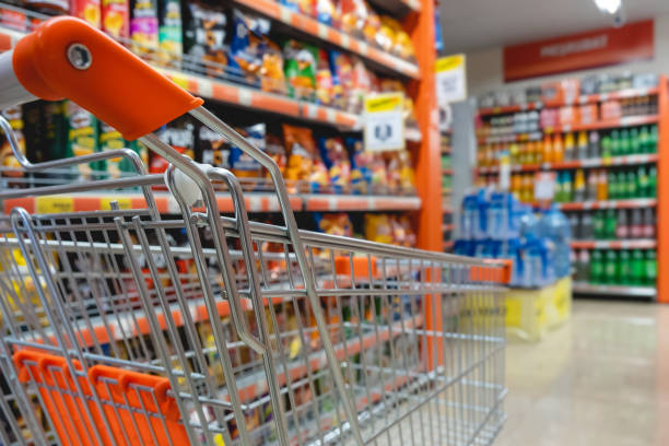istock Shopping trolley cart 1219932760