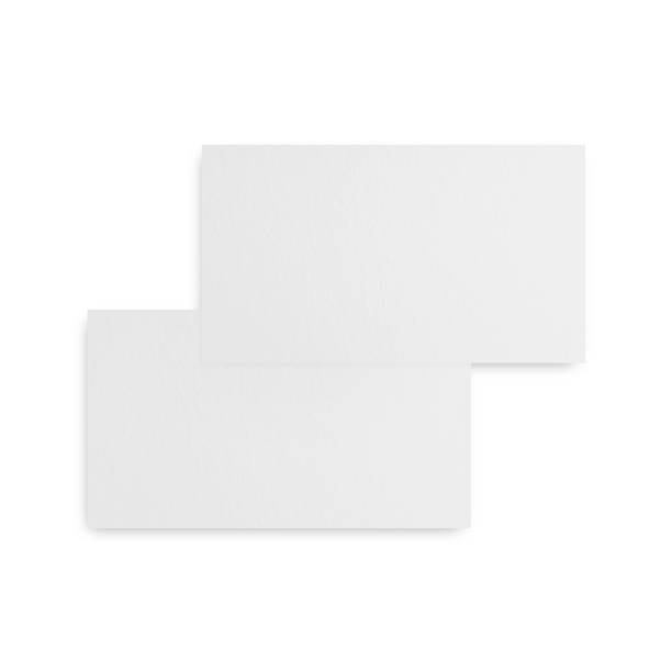 istock White blank paper business card mockup template on isolated white background, 3d illustration 1219934449