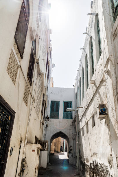 istock backstreet in Muscat - Oman. Typical oriental architecture 1219934577