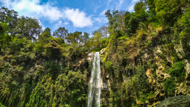 istock The charm of a dashing waterfall 1219936393