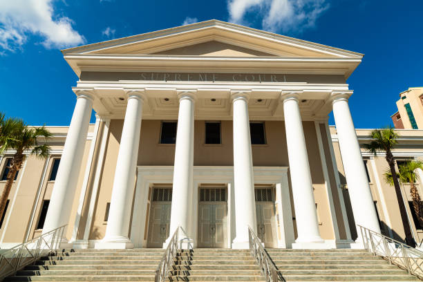 corte suprema della florida - column corinthian government building federal building foto e immagini stock