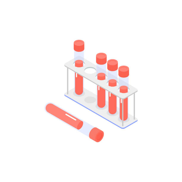 ilustrações de stock, clip art, desenhos animados e ícones de blood sample icon isolated on white background. can be used for infographics, internet sites, web banners. - test tube illustrations