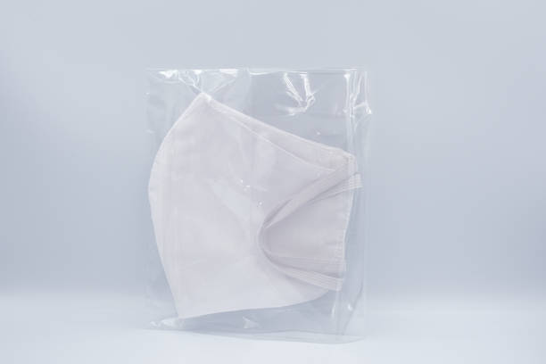 istock Medical cloth mask isolated on white background 1219952206