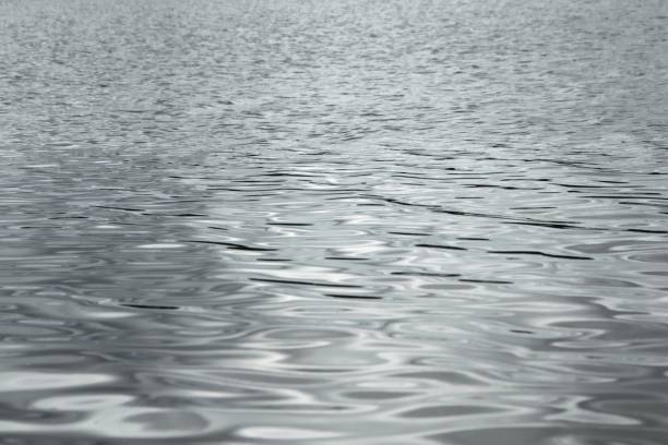 istock Silver reflections on the waters of a lake. Full frame texture detail. 1219956749