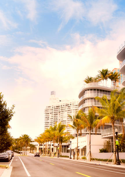 Street, South Beach, Miami, Florida.
