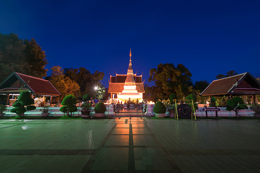Phra that Kham Kaen is the famous place and landmark in Khon Kaen province, Thailand.
