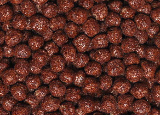 istock Chocolate balls close-up. Food background 1219960257