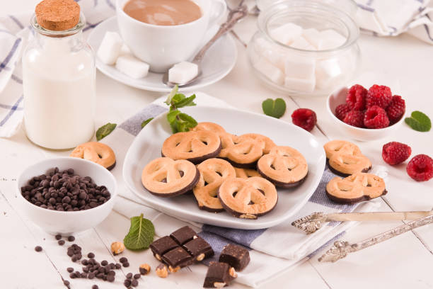 istock Chocolate Pretzel Cookies. 1219975846