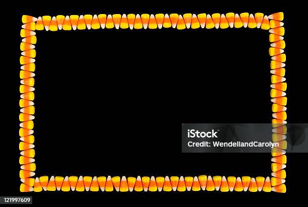 Candy Corn Border - zdjęcia stockowe i więcej obrazów Bez ludzi - Bez ludzi, Candy corn, Cukierek