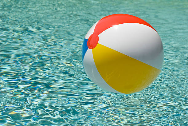 3d rendering of swimming pool blue sky background, summer holiday travel concept.