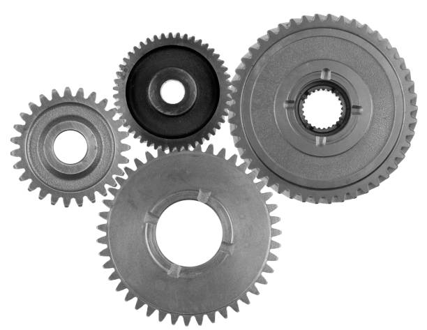 istock Steel cog gears 1219989878