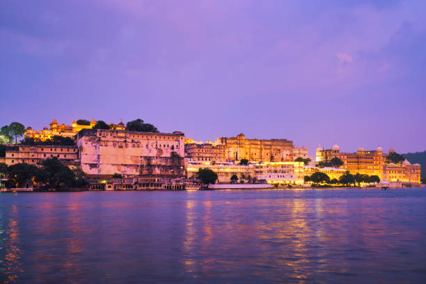 istock Udaipur City Palace in the evening view. Udaipur, India 1219998486