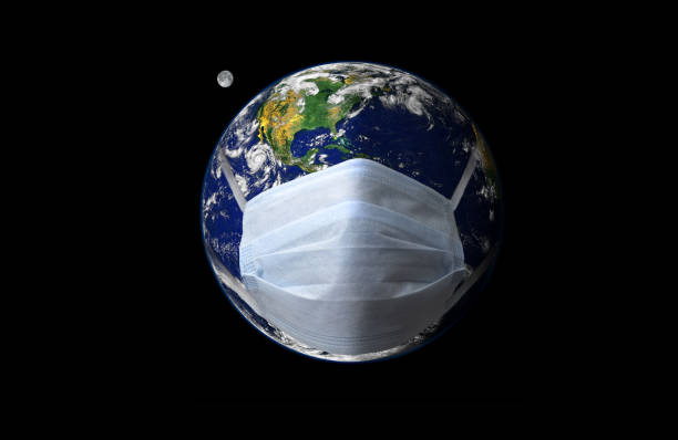 istock Epidemic concept for earth planet 1219998855