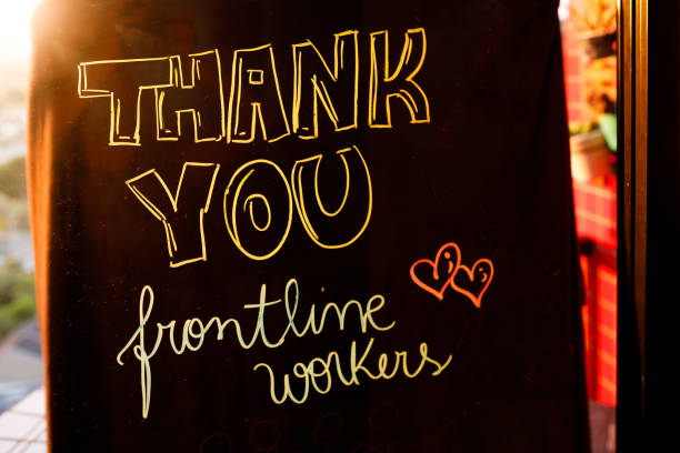 istock Hope messages against covid-19 isolation - Thank you frontline workers 1220000206