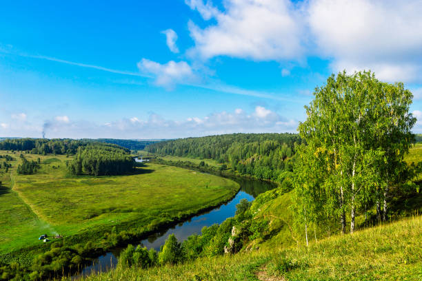 istock river and forest from a high hill on a summer day 1220001246