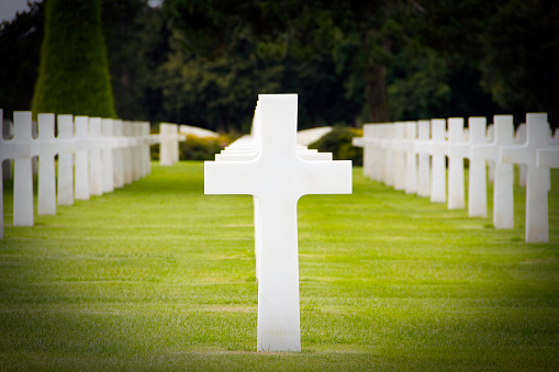 WWII American Cemetery in Normandy, France