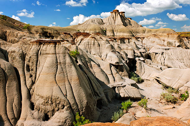 Badlands in Alberta, Canada  drumheller valley stock pictures, royalty-free photos & images