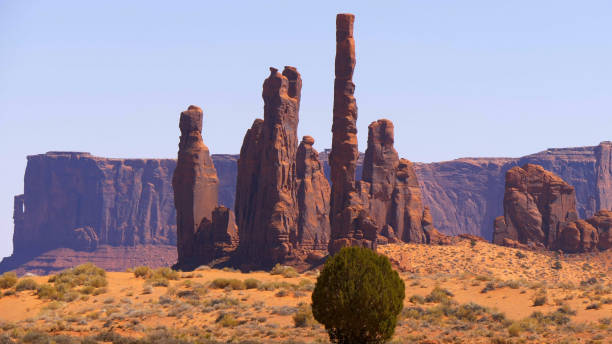 istock Amazing rock sculptures at Monument Valley 1220002491