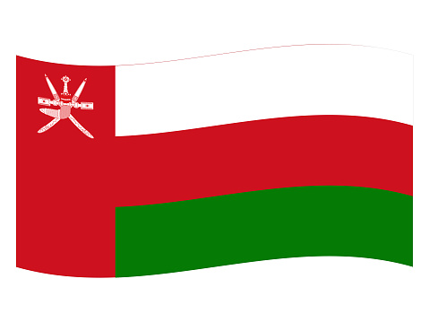 Wave Flag Of Oman Stock Illustration - Download Image Now - Omani Flag, All  Middle Eastern Flags, Asia - iStock