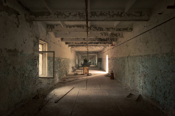 istock Corridor of the DUGA radar array site in Chernobyl Exclusion Zone of Alienation 1220005623