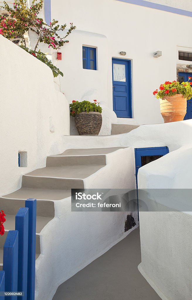 Santorini Architektur - Lizenzfrei Altertümlich Stock-Foto