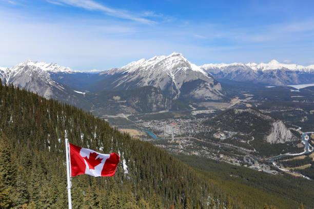 istock Incredible view at Sulphur Mountain (Banff Gondola) 1220025129