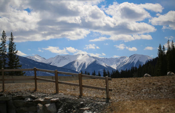 Wonderful scenery along Banff National Park, Alberta, Canada.